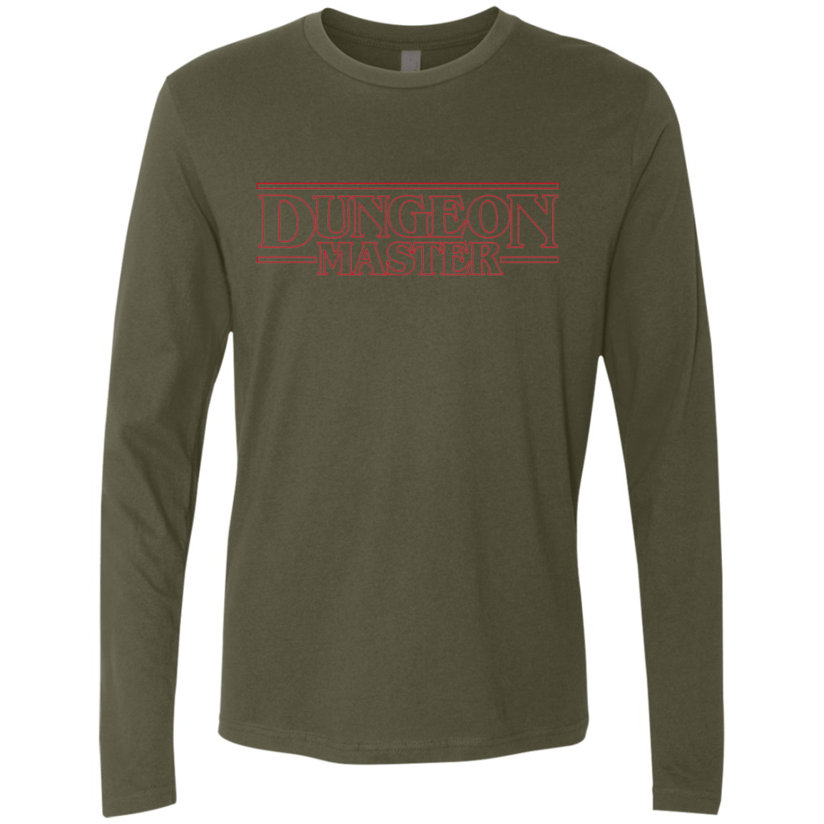 T-Shirts Military Green / Small Dungeon Master Men's Premium Long Sleeve