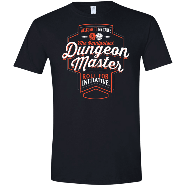 T-Shirts Black / X-Small Dungeon Master Men's Semi-Fitted Softstyle