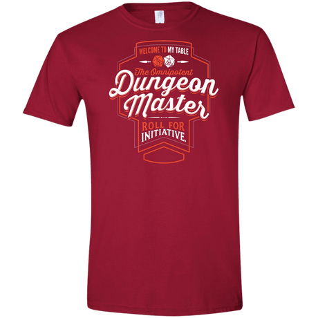 T-Shirts Cardinal Red / S Dungeon Master Men's Semi-Fitted Softstyle