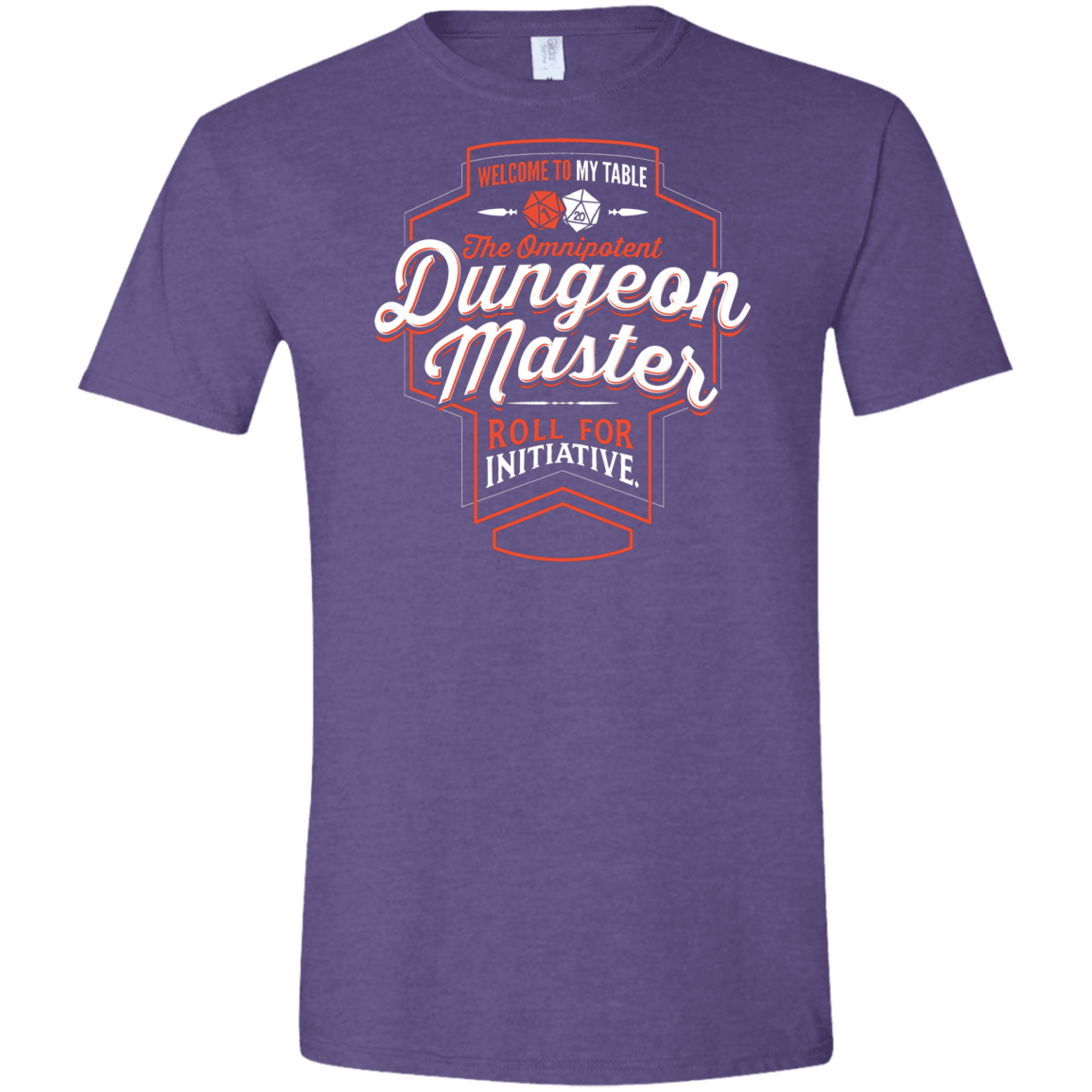 T-Shirts Heather Purple / S Dungeon Master Men's Semi-Fitted Softstyle