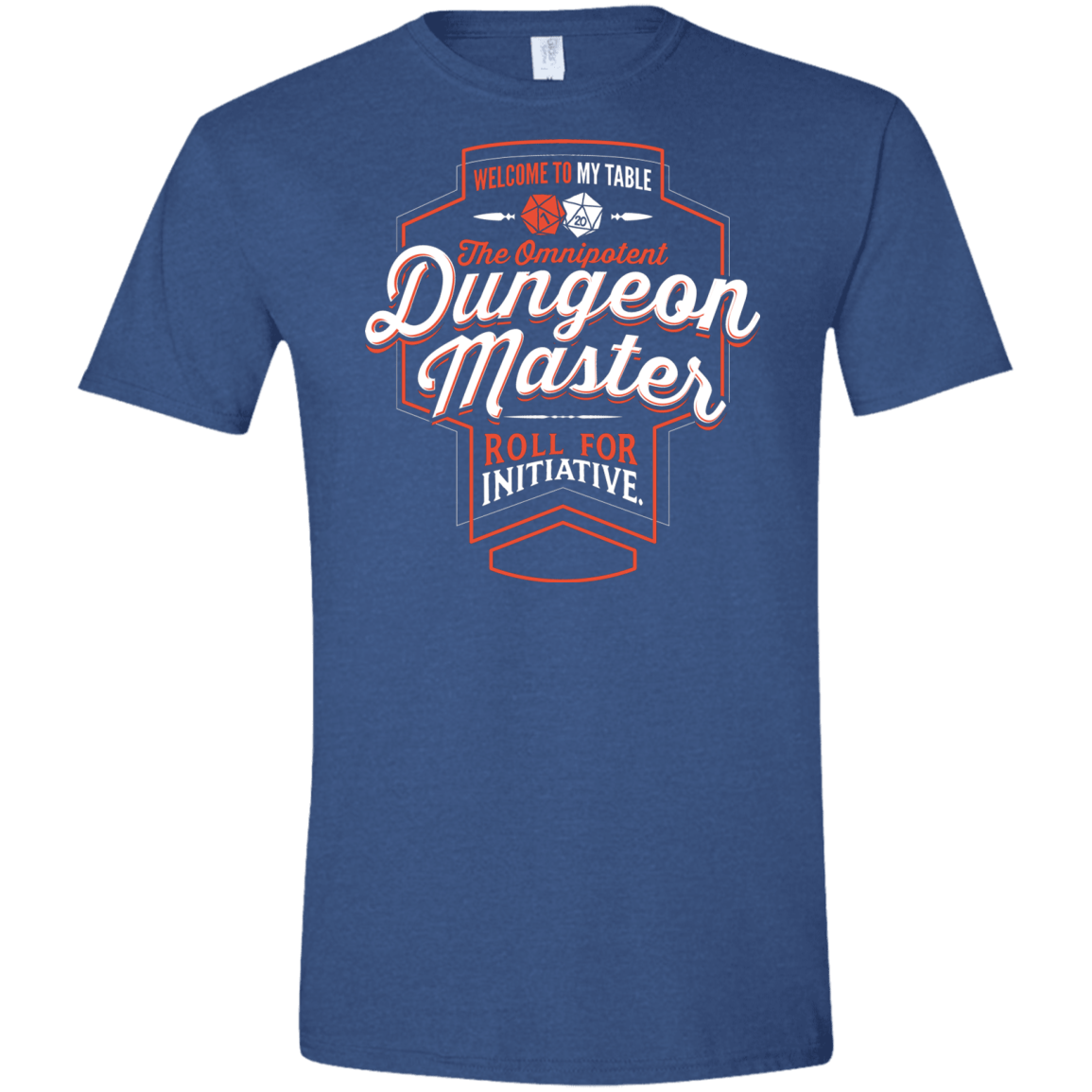 T-Shirts Heather Royal / X-Small Dungeon Master Men's Semi-Fitted Softstyle