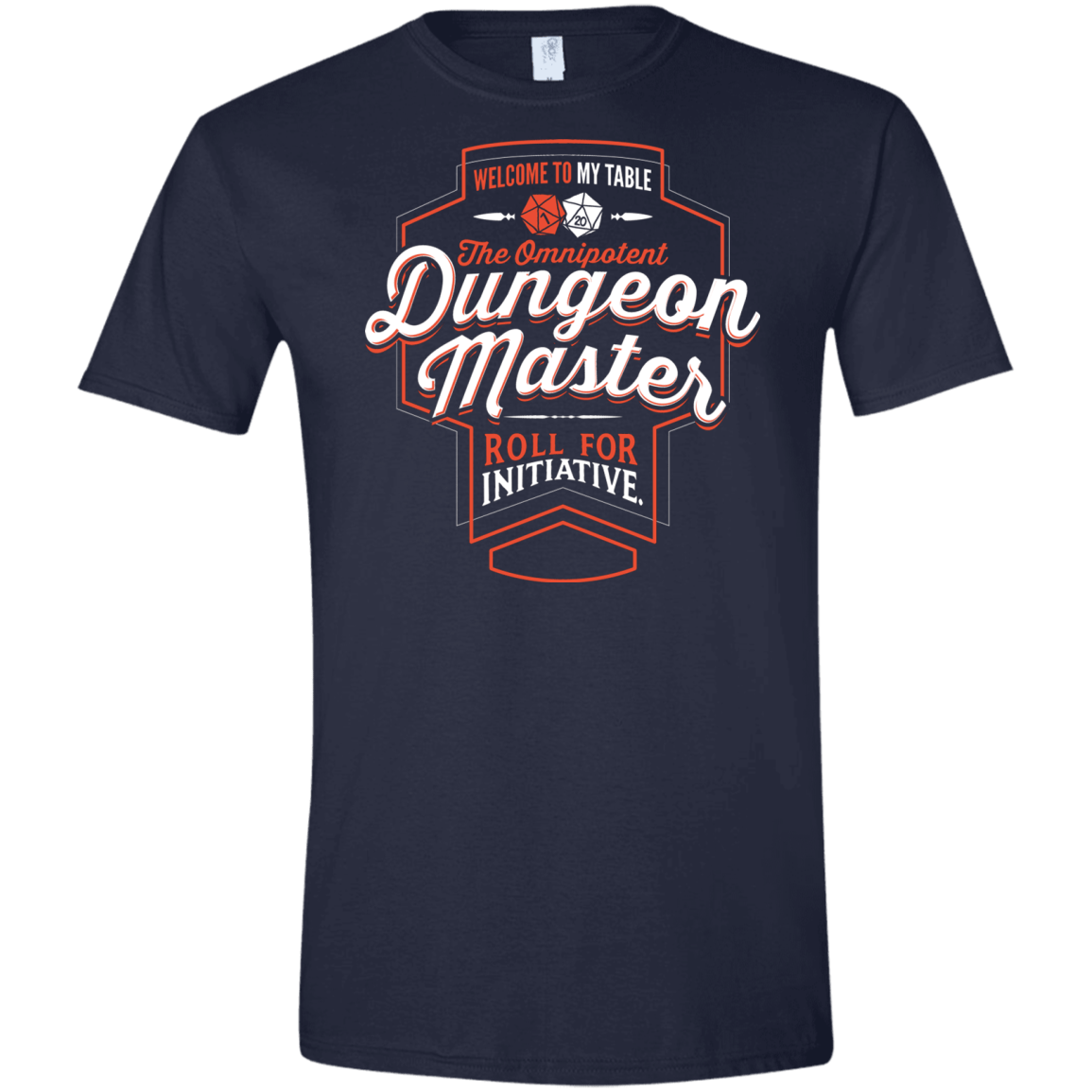 T-Shirts Navy / X-Small Dungeon Master Men's Semi-Fitted Softstyle