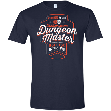 T-Shirts Navy / X-Small Dungeon Master Men's Semi-Fitted Softstyle