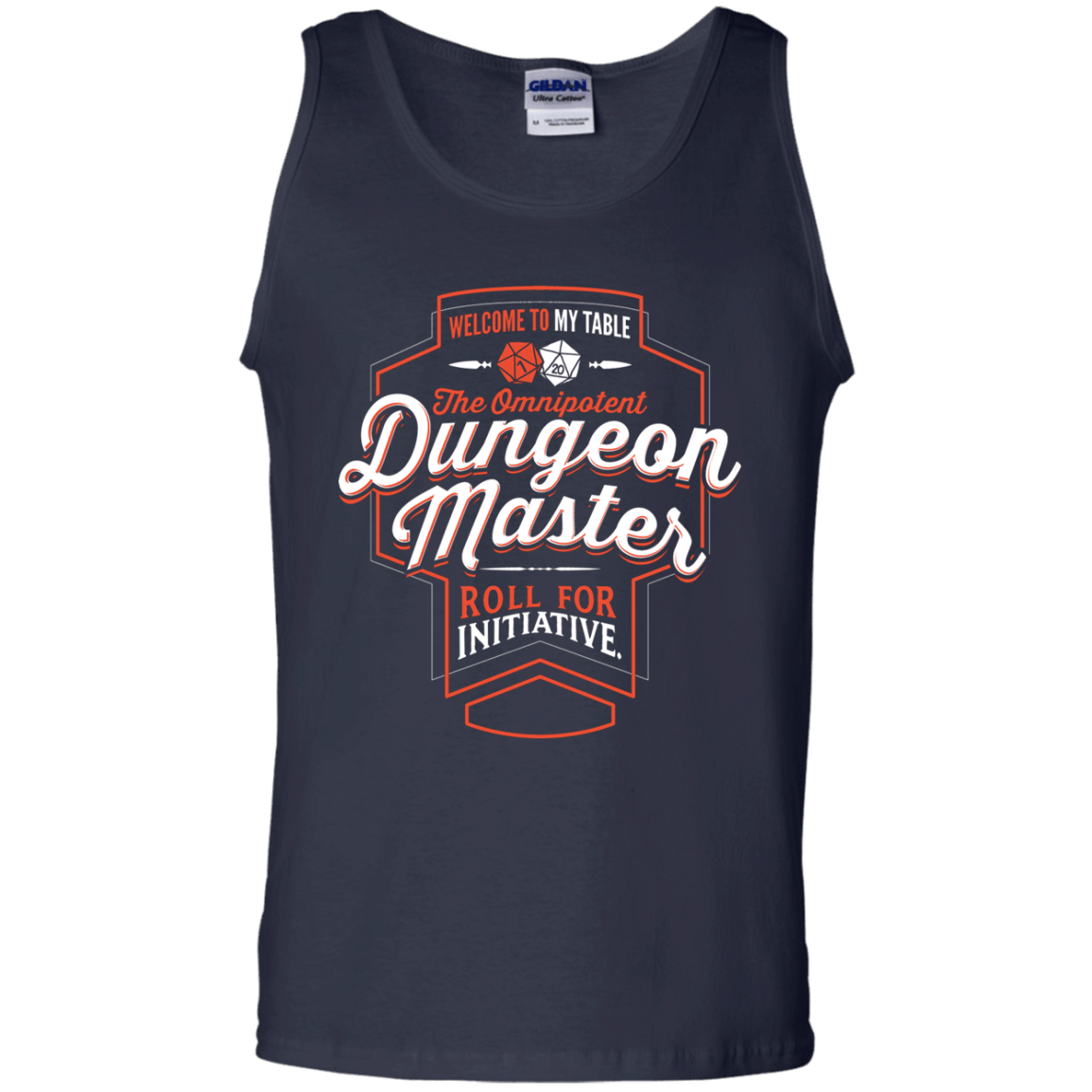 T-Shirts Navy / S Dungeon Master Men's Tank Top