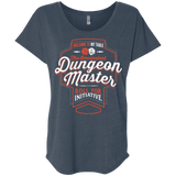 T-Shirts Indigo / X-Small Dungeon Master Triblend Dolman Sleeve