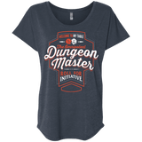 T-Shirts Vintage Navy / X-Small Dungeon Master Triblend Dolman Sleeve