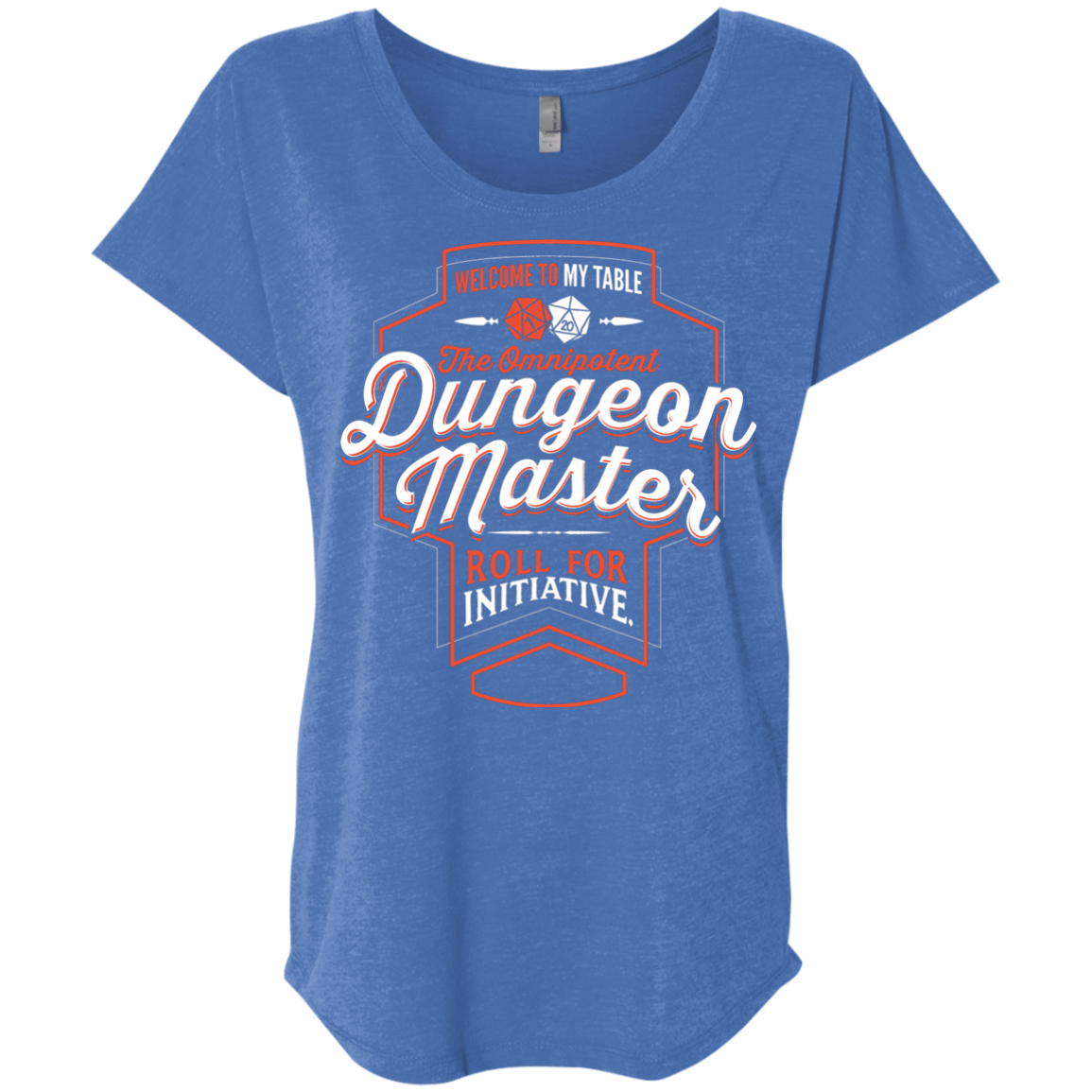 T-Shirts Vintage Royal / X-Small Dungeon Master Triblend Dolman Sleeve