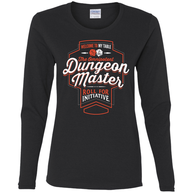 T-Shirts Black / S Dungeon Master Women's Long Sleeve T-Shirt