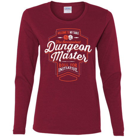 T-Shirts Cardinal / S Dungeon Master Women's Long Sleeve T-Shirt
