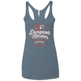T-Shirts Indigo / X-Small Dungeon Master Women's Triblend Racerback Tank