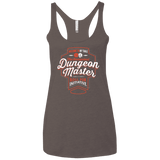 T-Shirts Macchiato / X-Small Dungeon Master Women's Triblend Racerback Tank