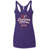 T-Shirts Purple Rush / X-Small Dungeon Master Women's Triblend Racerback Tank