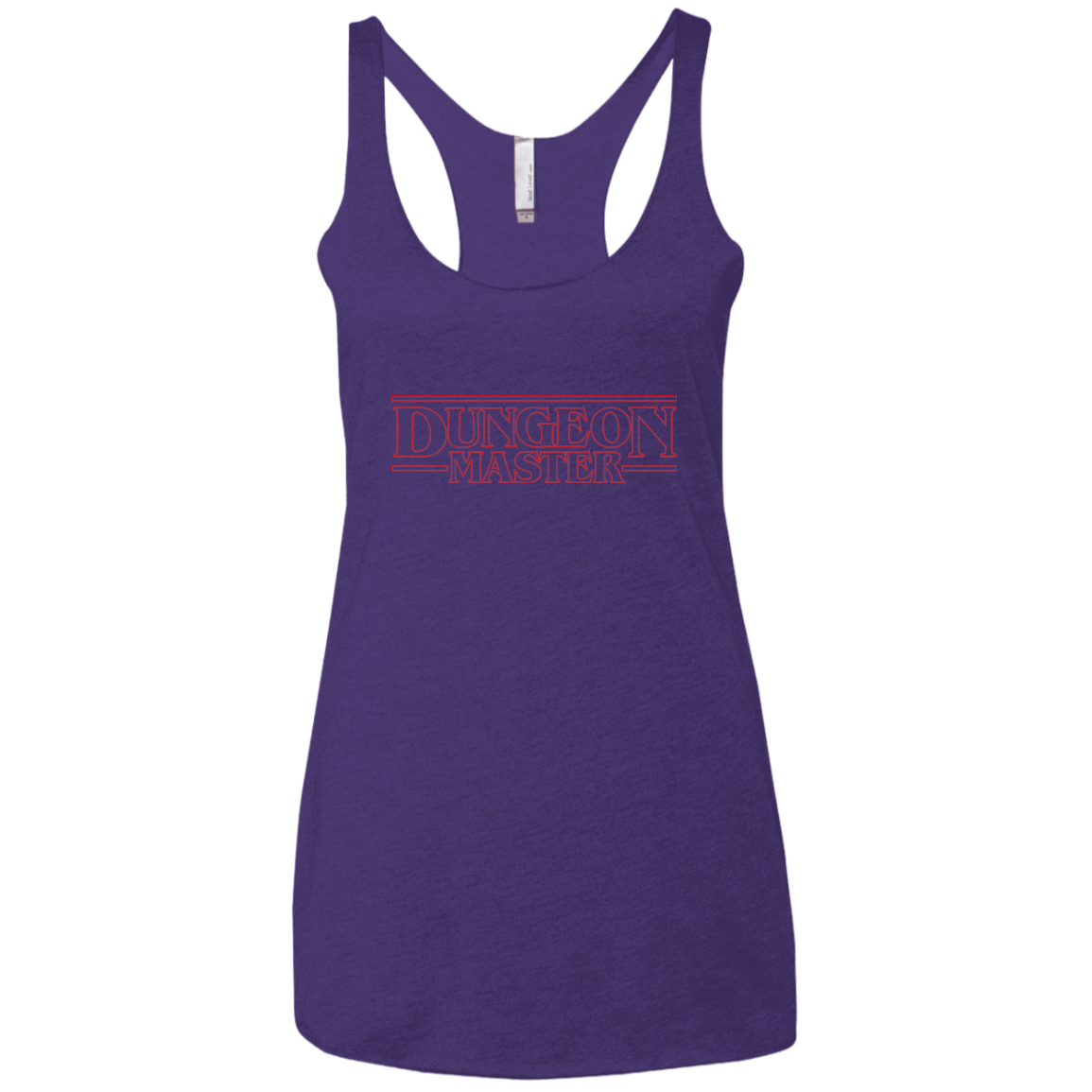 T-Shirts Purple / X-Small Dungeon Master Women's Triblend Racerback Tank