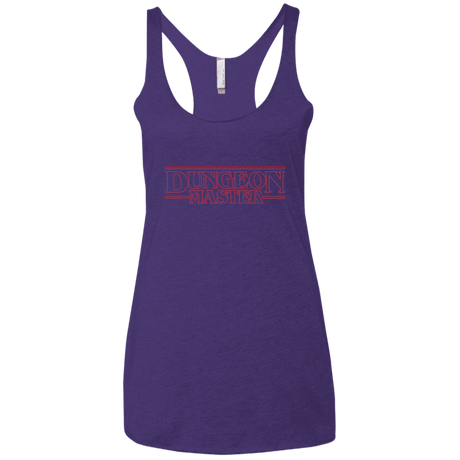 T-Shirts Purple / X-Small Dungeon Master Women's Triblend Racerback Tank