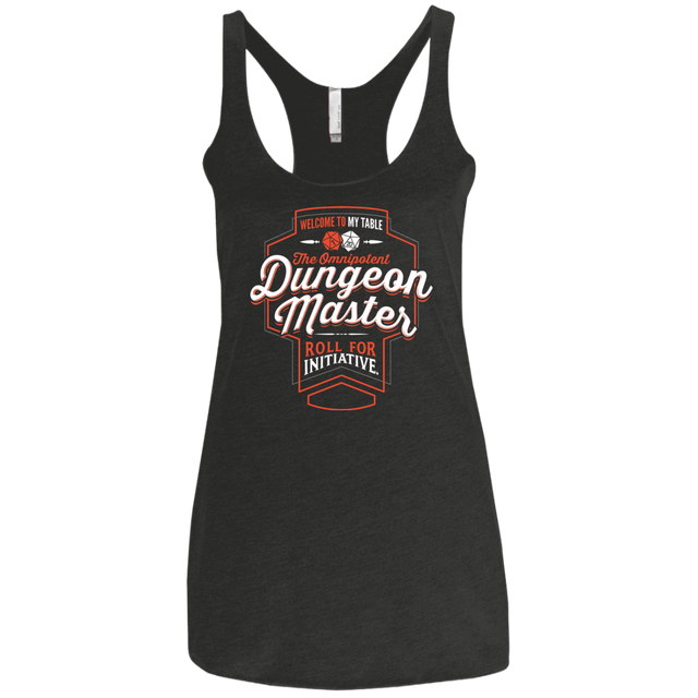 T-Shirts Vintage Black / X-Small Dungeon Master Women's Triblend Racerback Tank