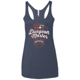 T-Shirts Vintage Navy / X-Small Dungeon Master Women's Triblend Racerback Tank