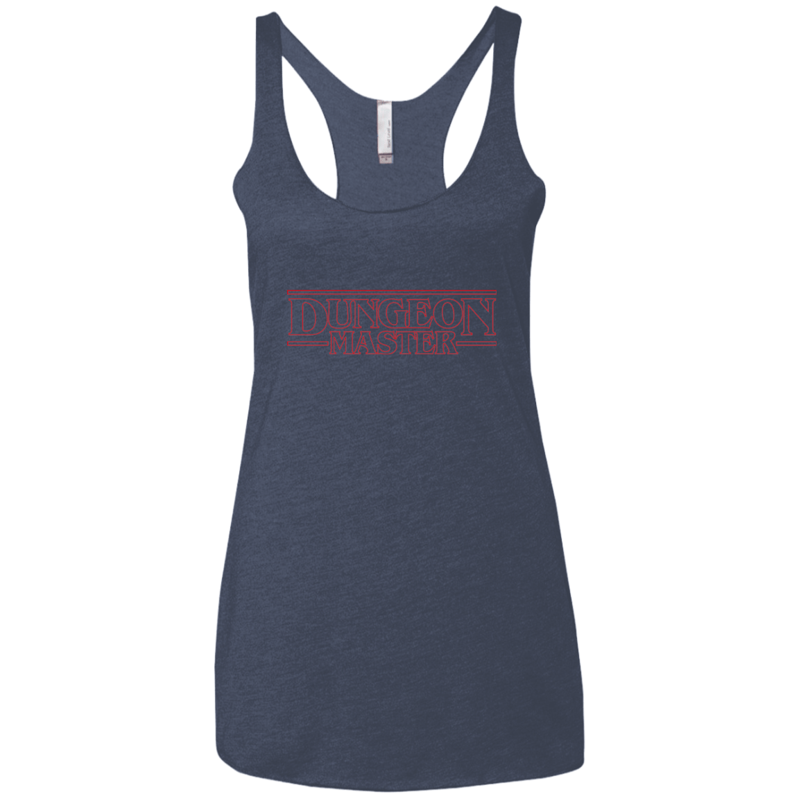 T-Shirts Vintage Navy / X-Small Dungeon Master Women's Triblend Racerback Tank