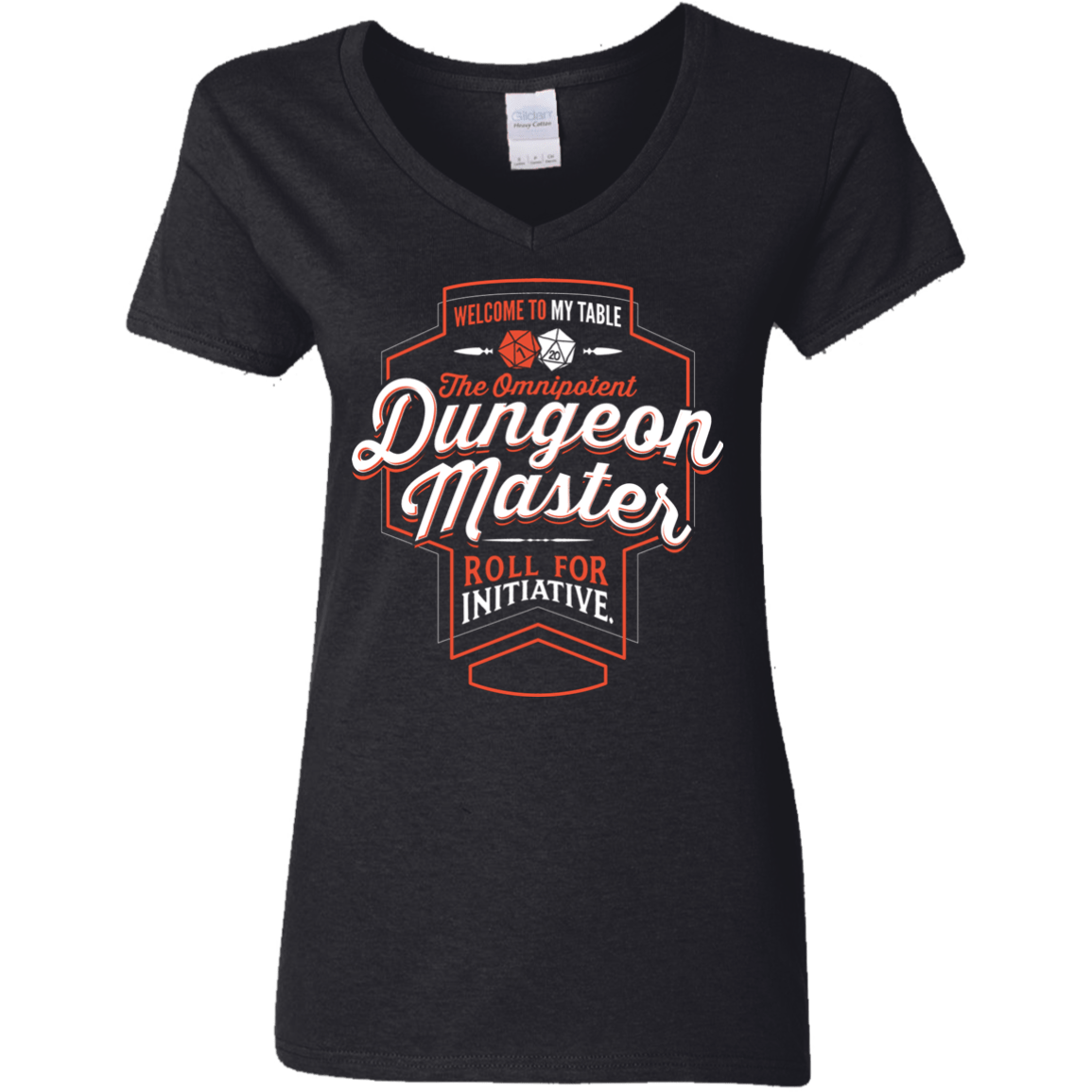 T-Shirts Black / S Dungeon Master Women's V-Neck T-Shirt