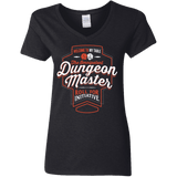 T-Shirts Black / S Dungeon Master Women's V-Neck T-Shirt