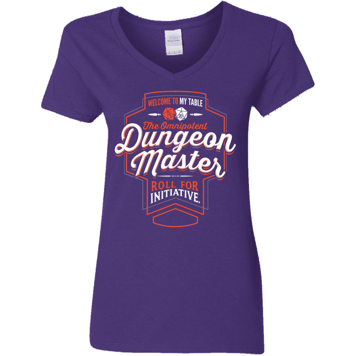 T-Shirts Purple / S Dungeon Master Women's V-Neck T-Shirt