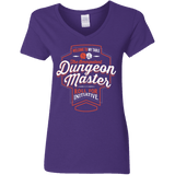 T-Shirts Purple / S Dungeon Master Women's V-Neck T-Shirt