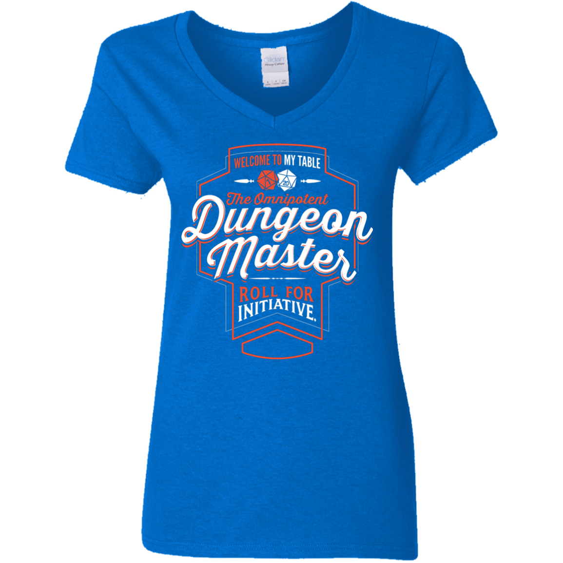 T-Shirts Royal / S Dungeon Master Women's V-Neck T-Shirt