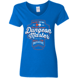 T-Shirts Royal / S Dungeon Master Women's V-Neck T-Shirt