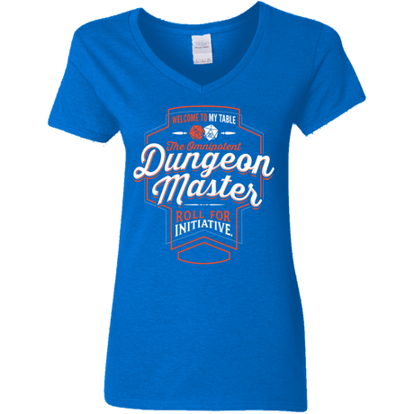 T-Shirts Royal / S Dungeon Master Women's V-Neck T-Shirt