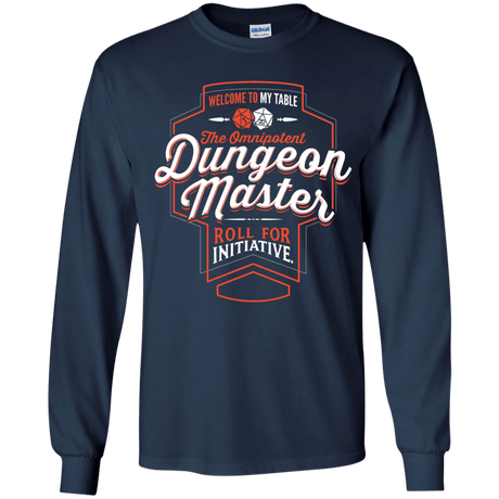 T-Shirts Navy / YS Dungeon Master Youth Long Sleeve T-Shirt