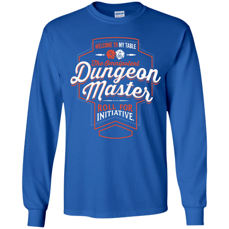 T-Shirts Royal / YS Dungeon Master Youth Long Sleeve T-Shirt