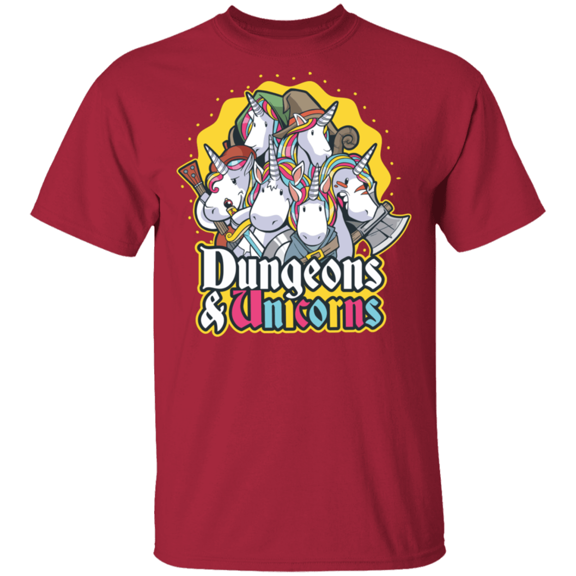 T-Shirts Cardinal / S Dungeons And Unicorns T-Shirt