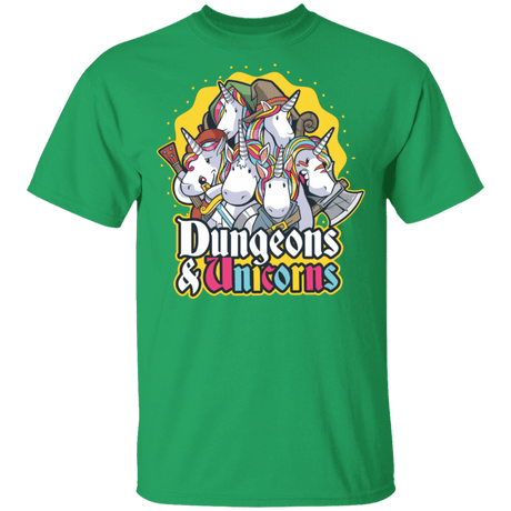 T-Shirts Irish Green / S Dungeons And Unicorns T-Shirt
