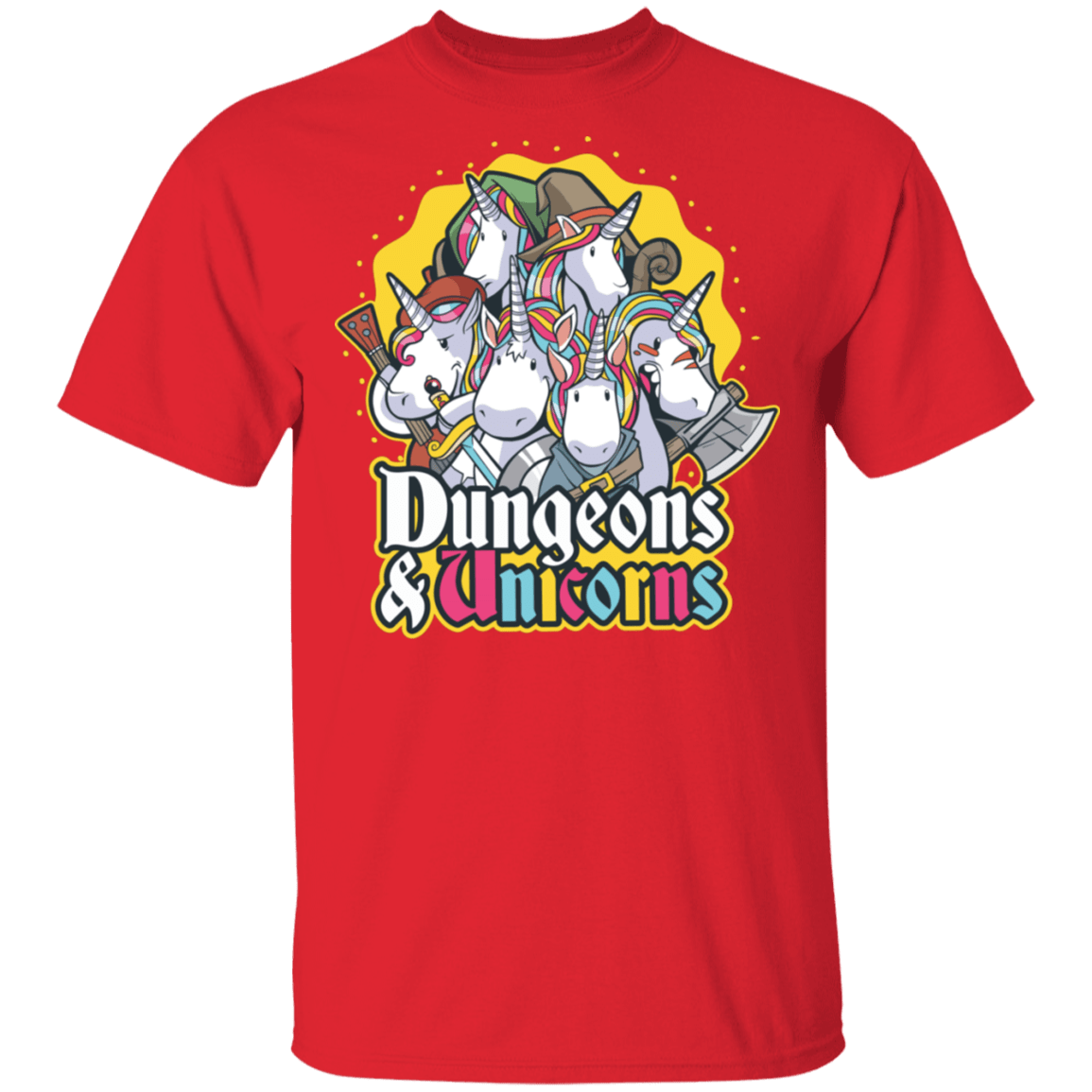 T-Shirts Red / S Dungeons And Unicorns T-Shirt