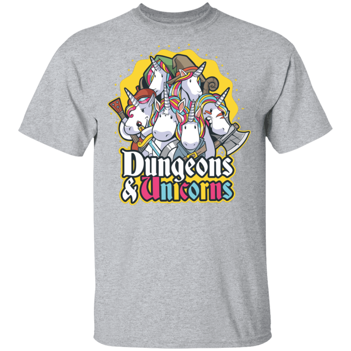 T-Shirts Sport Grey / S Dungeons And Unicorns T-Shirt