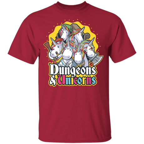 T-Shirts Cardinal / YXS Dungeons And Unicorns Youth T-Shirt