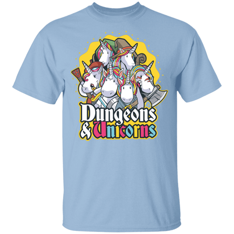 T-Shirts Light Blue / YXS Dungeons And Unicorns Youth T-Shirt