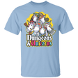 T-Shirts Light Blue / YXS Dungeons And Unicorns Youth T-Shirt