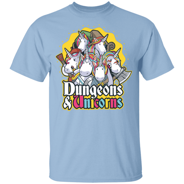 T-Shirts Light Blue / YXS Dungeons And Unicorns Youth T-Shirt