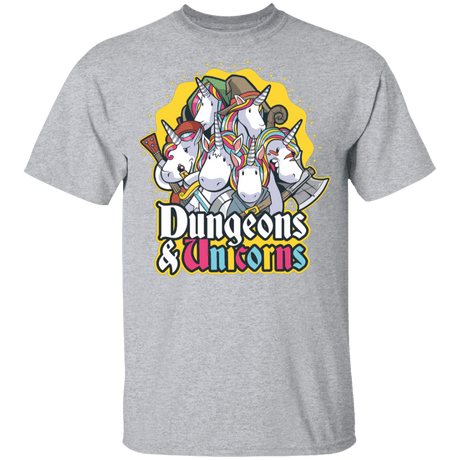 T-Shirts Sport Grey / YXS Dungeons And Unicorns Youth T-Shirt