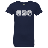 T-Shirts Midnight Navy / YXS Dust Wind Dude Girls Premium T-Shirt