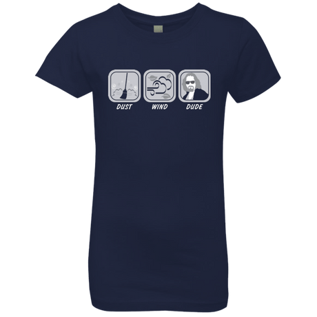 T-Shirts Midnight Navy / YXS Dust Wind Dude Girls Premium T-Shirt
