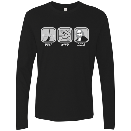 T-Shirts Black / Small Dust Wind Dude Men's Premium Long Sleeve
