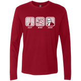 T-Shirts Cardinal / Small Dust Wind Dude Men's Premium Long Sleeve