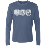 T-Shirts Indigo / Small Dust Wind Dude Men's Premium Long Sleeve