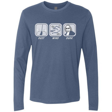 T-Shirts Indigo / Small Dust Wind Dude Men's Premium Long Sleeve