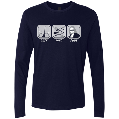 T-Shirts Midnight Navy / Small Dust Wind Dude Men's Premium Long Sleeve