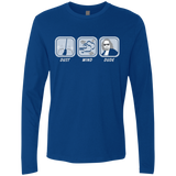 T-Shirts Royal / Small Dust Wind Dude Men's Premium Long Sleeve
