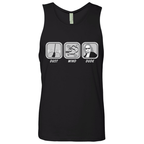 T-Shirts Black / Small Dust Wind Dude Men's Premium Tank Top