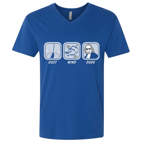 T-Shirts Royal / X-Small Dust Wind Dude Men's Premium V-Neck