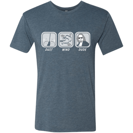 T-Shirts Indigo / Small Dust Wind Dude Men's Triblend T-Shirt